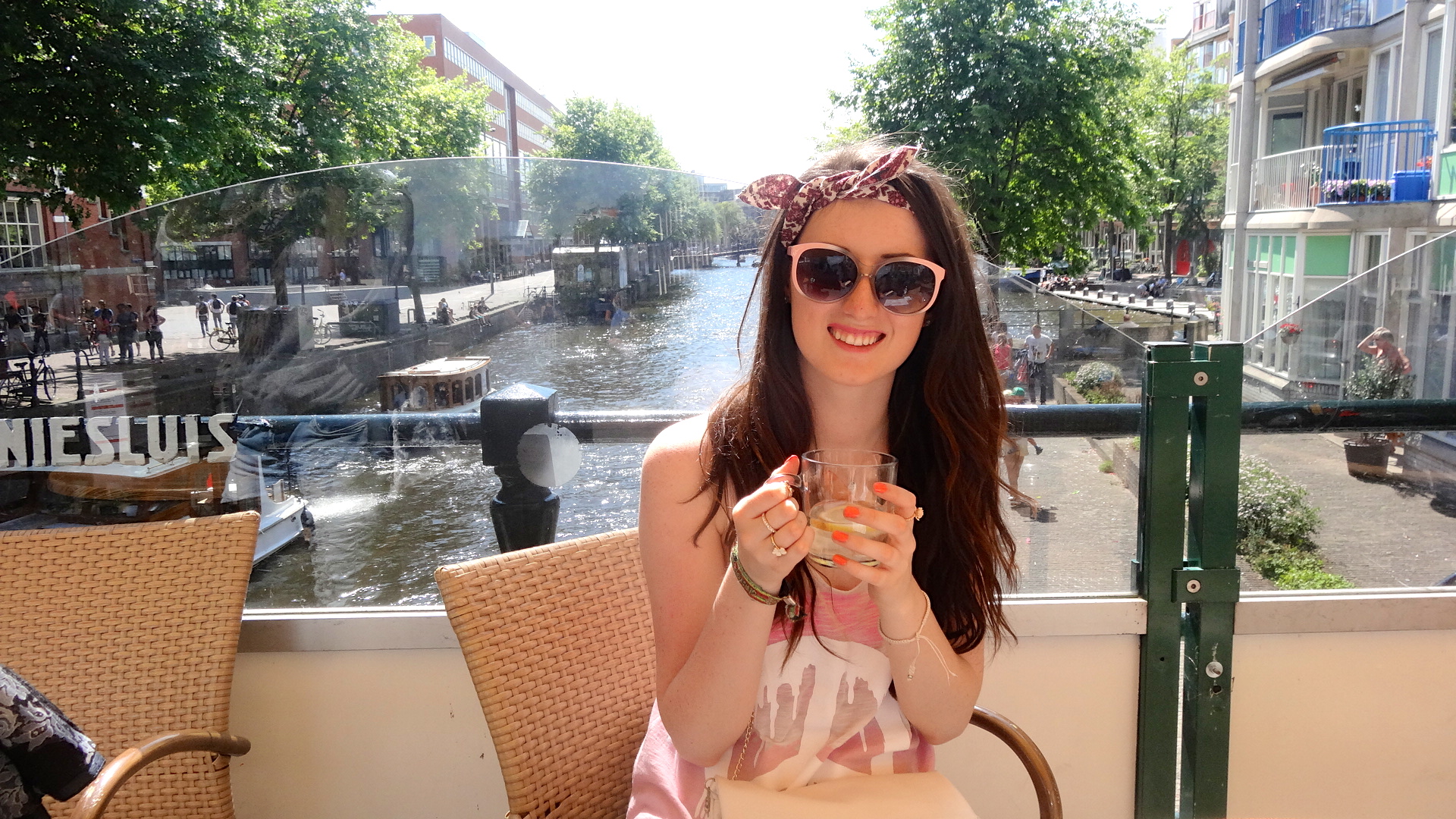 Lemon water in Amsterdam