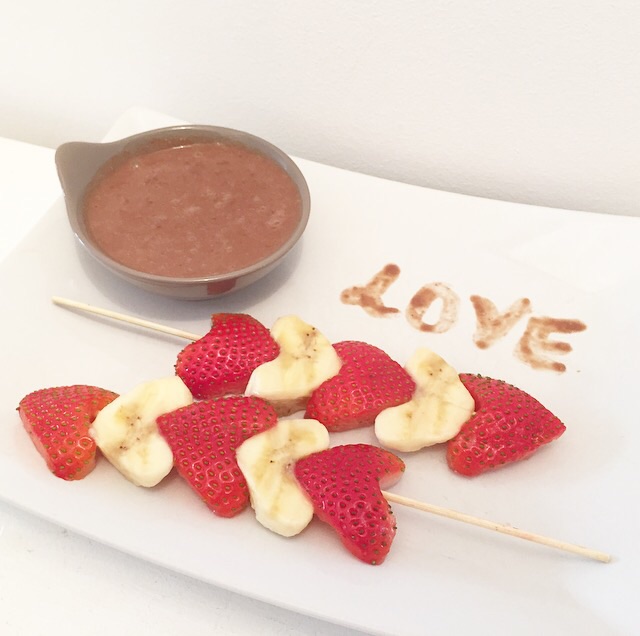 heart fruit kebabs