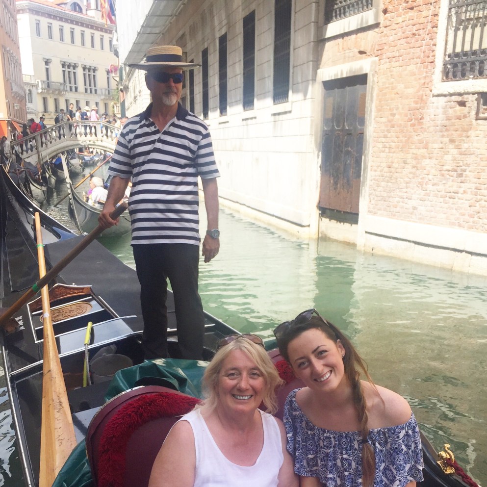 gondola ride in italy