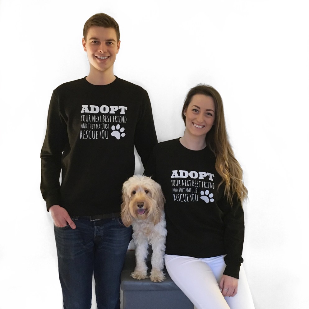 Adopt your next best friend jumper