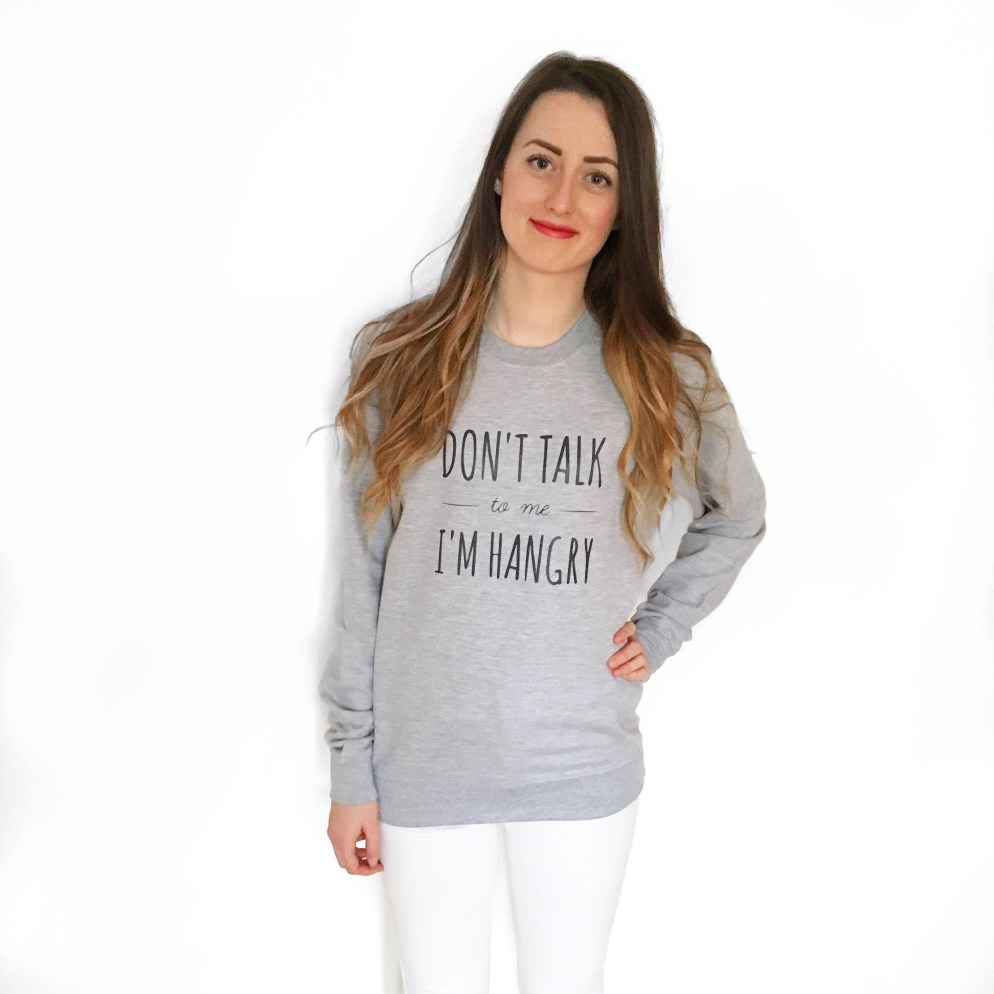 Don't talk to me I'm hangry t-jumper