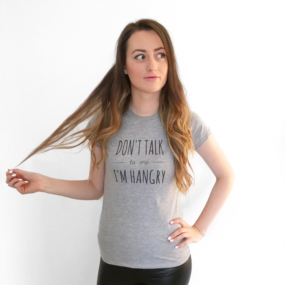 Don't talk to me I'm hangry t-shirt